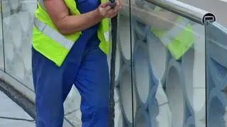 Prace na tarasie