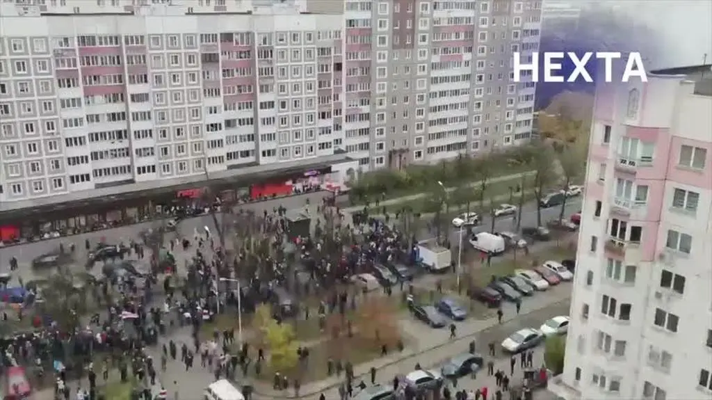 Białoruś strzały