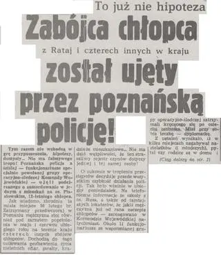 Gazety pisały o zatrzymaniu
