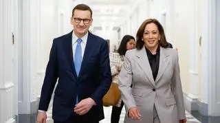 Prime Minister Mateusz Morawiecki and Vice President Kamala Harris