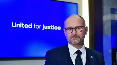 Prokurator Krajowy Dariusz Barski podczas międzynarodowej konferencji "United for Justice" we Lwowie