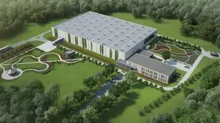 Wielka hala powstaje w Leszczach koło Kłodawy
