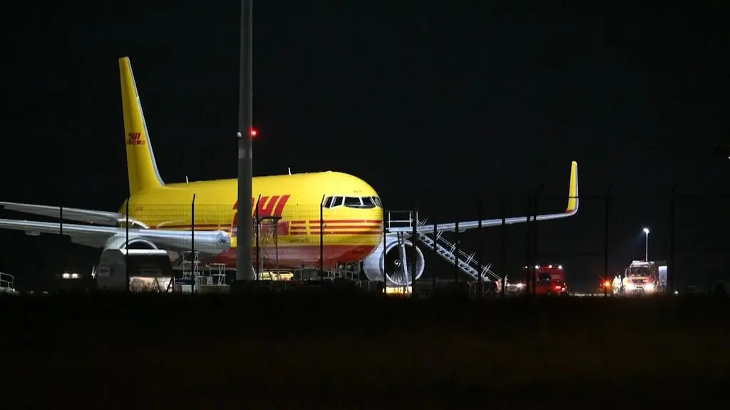 Samolot DHL na lotnisku Lipsk/Halle, 5 sierpnia 2026 r.