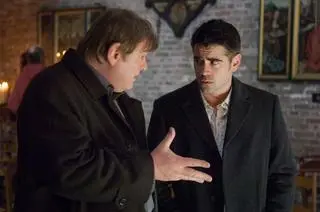 Colin Farrell i Brendan Gleeson w filmie "In Bruges"