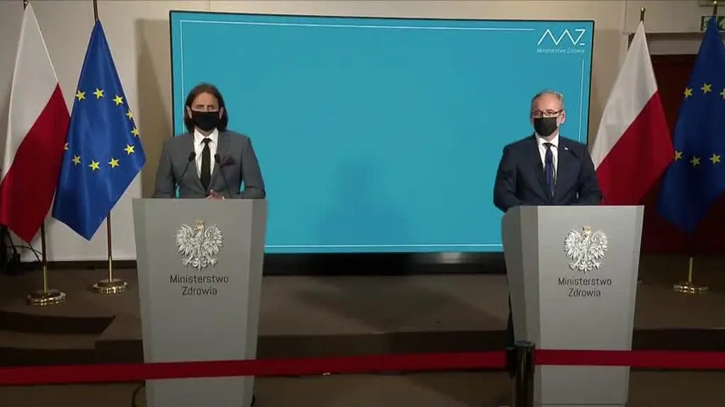 Całe wystąpienie wiceministra zdrowia, Piotra Brombera