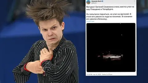 Próbował wstać i nie mógł, w końcu wypadł poza taflę. Dramatyczne sceny podczas rosyjskiego pokazu