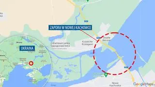 Zapora w Nowej Kachowce