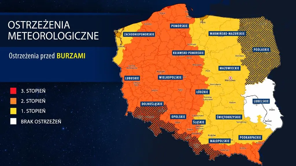 Ostrzeżenia meteorologiczne IMGW