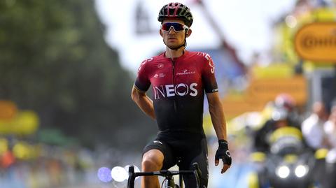 Michał Kwiatkowski trzeci w świątecznym e-wyścigu Ineos