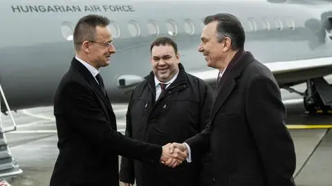 Peter Szijjarto w Mińsku 