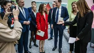 Natalie Portman and Mark Brzezinski