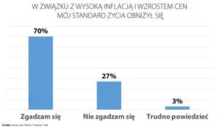 Aktualnie czytasz: Ceny w 2022 roku a standard życia Polaków. Sondaż Kantar dla "Faktów" TVN i TVN24