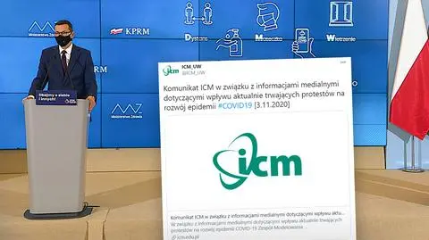 Premier o wzroście zakażeń przez protesty. Uczeni: nasz model tego nie uwzględnia