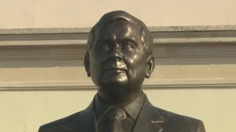 Unveiling of monument to Lech Kaczyński in Warsaw on 10 November