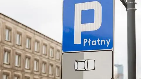 parking płatny znak