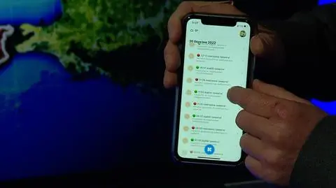 Aplikacja, która informuje o spodziewanym ostrzale ze strony Rosji