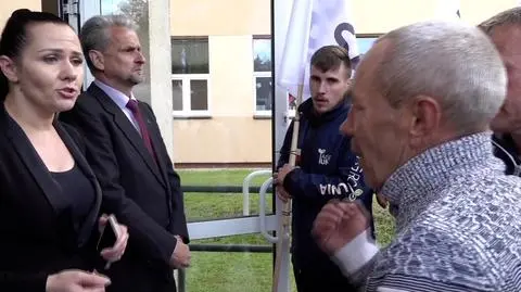 Rolnicy z Agrounii nie wpuszczeni na spotkanie z premierem w Turowie