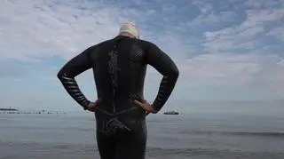 Bartłomiej Kubkowski na chwilę przed próbą bicia rekordu