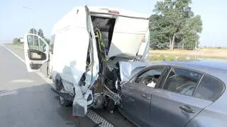 Na czas schładzania butli zamknięty był ruch na S8 w obu kierunkach