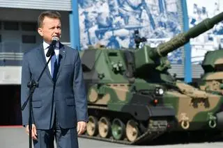 Mariusz Błaszczak at 30th International Defence Industry Exhibition MSPO in Kielce