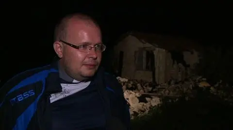 Polski ksiądz ocalony po trzęsieniu. "Dla mnie to wielki cud, bo moi sąsiedzi zginęli"