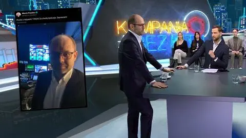 Marcin Przydacz opublikował zdjęcie, twierdząc, że jest w reżyserce TVN24