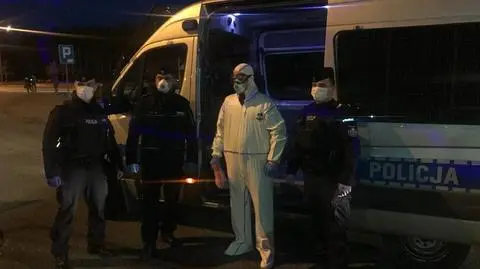 Kierowców eskortowała policja