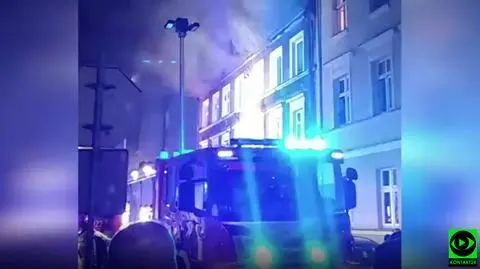 Pożar na poddaszu kamienicy. Budynek nie nadaje się do użytku