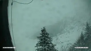 Morskie Oko, widok na Mnicha