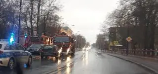 Na miejscu była straż pożarna, policja i pogotowie