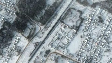Rosyjskie wojsko rozmieszczone przy granicy z Ukrainą
