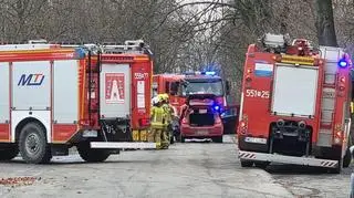 Zderzenie dwóch aut w miejscowości Warszawice 