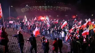 Marsz narodowców w Warszawie 