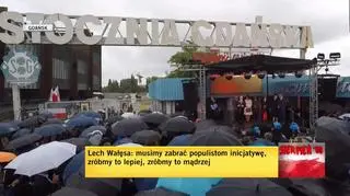 Grodzki: Historia się zdarzyła, lider był jeden. To jest Lech Wałęsa