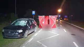 Nie żyje pieszy potrącony przez samochód osobowy