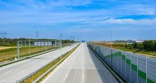 Dziennikarz miał kolizję z łosiem. Przy autostradzie A1 była otwarta brama techniczna 