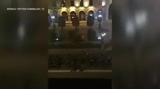 Przeciw protestującym Białorusinom wysłano milicjantów