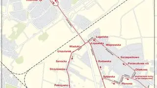 Schemat linii 62