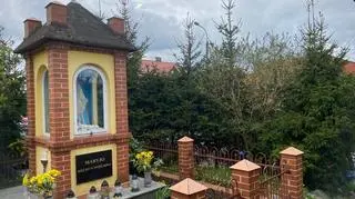 Kapliczka stojąca przy ulicy Podgórnej