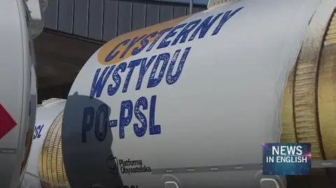 Polands election campaign. PiS rolls out tank-trucks of shame