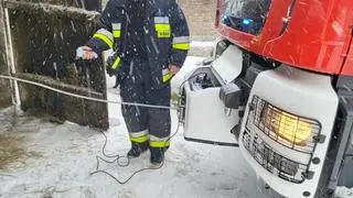 Użyta została wyciągarka 