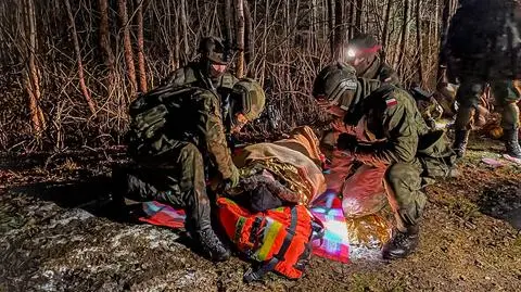 Four migrants rescued from a swamp in freezing Poland