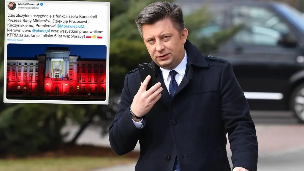 Michał Dworczyk: złożyłem rezygnację 