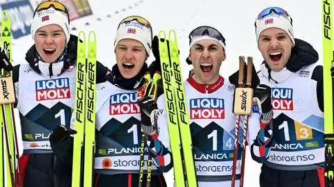 Norwegowie z kolejnym złotem w kombinacji norweskiej w Planicy