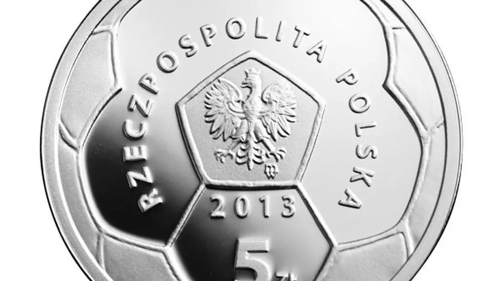 Srebrne 5 zł z Wartą - awers