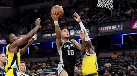 Sochan punktował jako pierwszy. Nerwowa końcówka meczu San Antonio Spurs