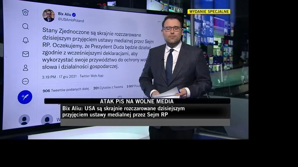 Zagraniczne media o lex TVN