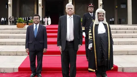 Prezydent Sri Lanki Ranil Wickremesinghe