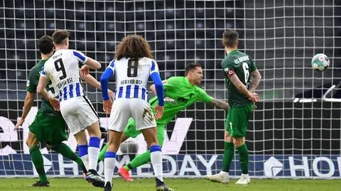 Piątek pokonał polskiego bramkarza. Hertha wygrała rzutem na taśmę