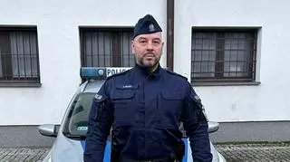 Sierżant Rafał Bolek uratował dziecko